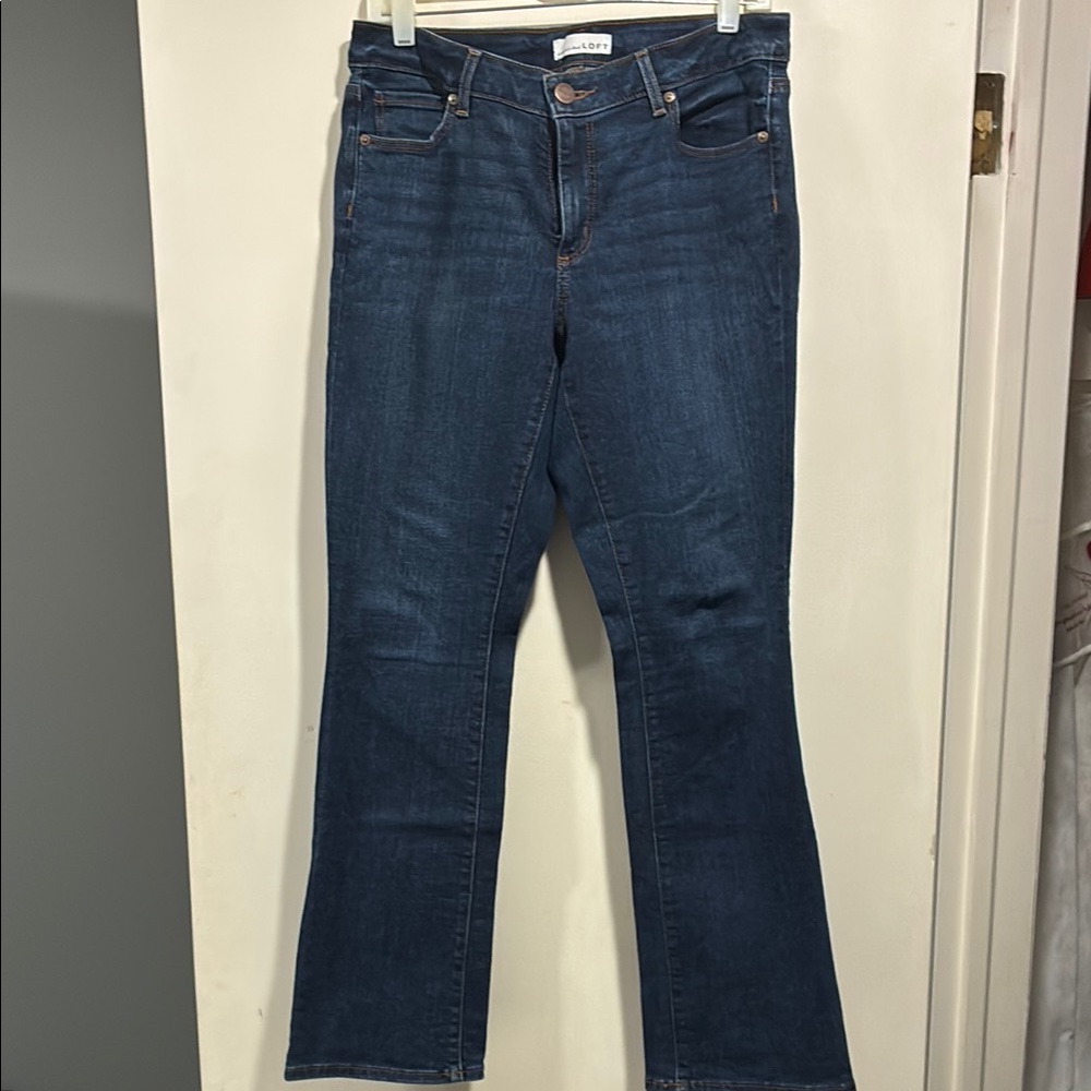 LOFT Blue Boot Cut Jeans with Timeless Appeal